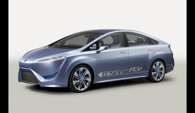 Toyota FCV R Hydrogen Fuel Cell Electric Sedan Concept for 2015 1